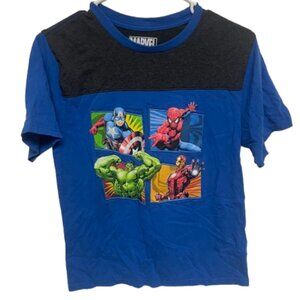 Marvel Captain America Spiderman Hulk Iron Man Boys T-Shirts Size XXL 18